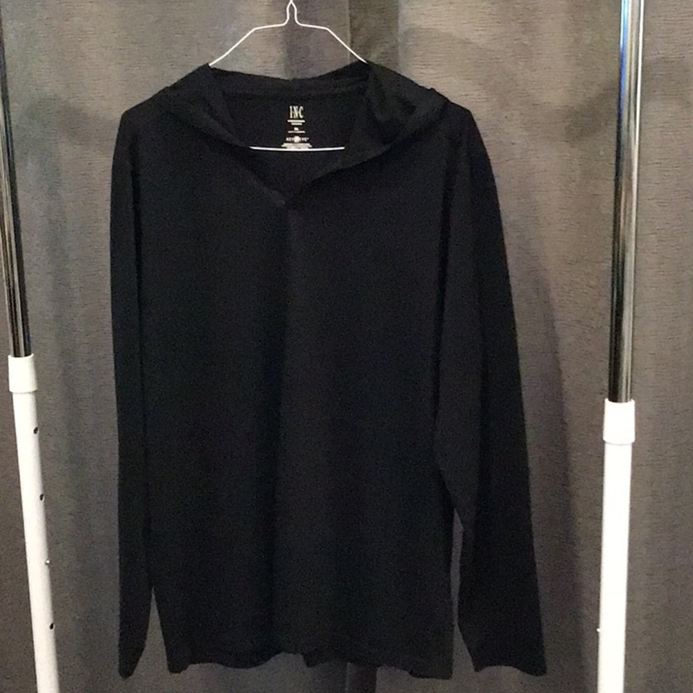 INC Mens Lightweight Hoodie SZ XL Black